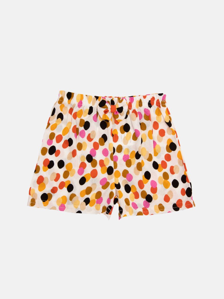 Baby Girl Marie French Collection 3-Piece Summer Set-Orange Polka Dot