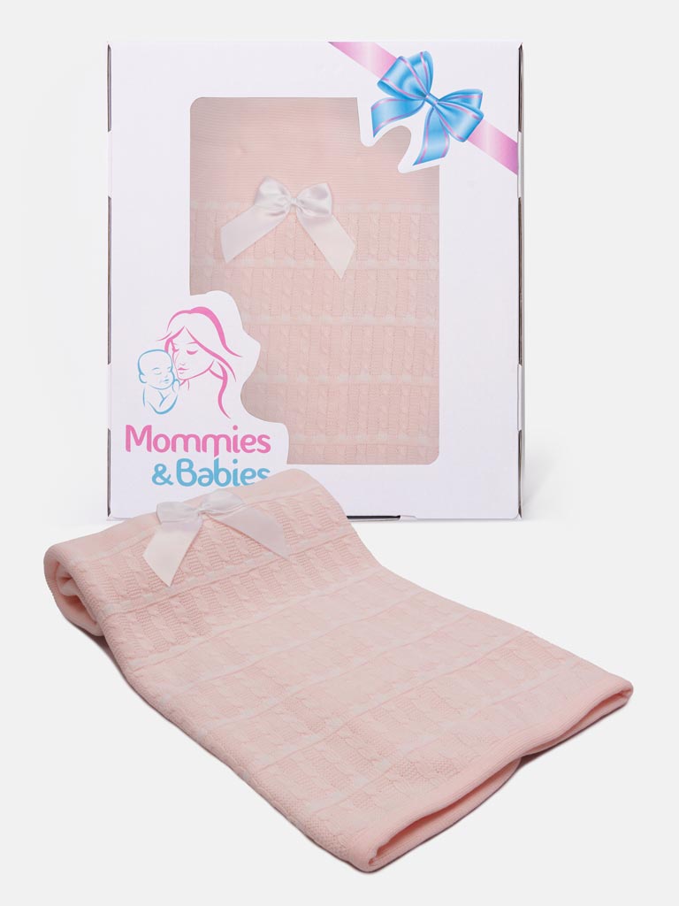 Tiny Baby Unisex Pink Line Star Pramsuit - White