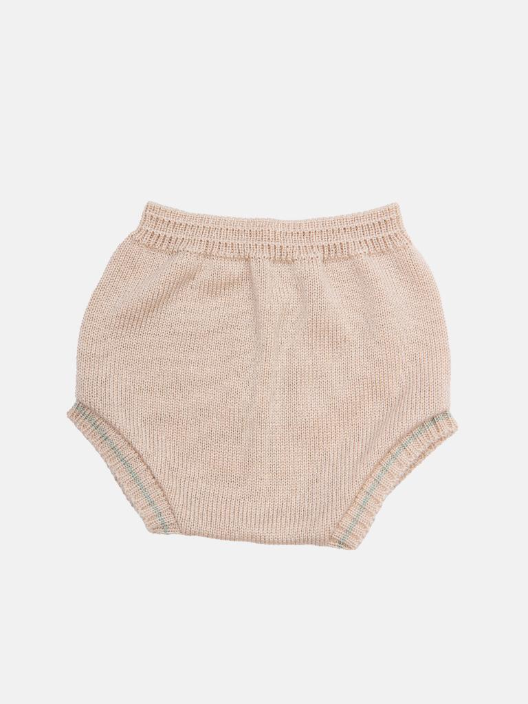 Baby Girl Dot Knitted Short Sleeve Summer Gift Box Set - Beige