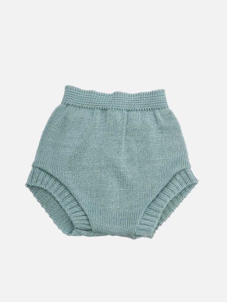 Baby Boy 3 Piece Dot Knitted Short Sleeve Summer Gift Box Set - Mint Green