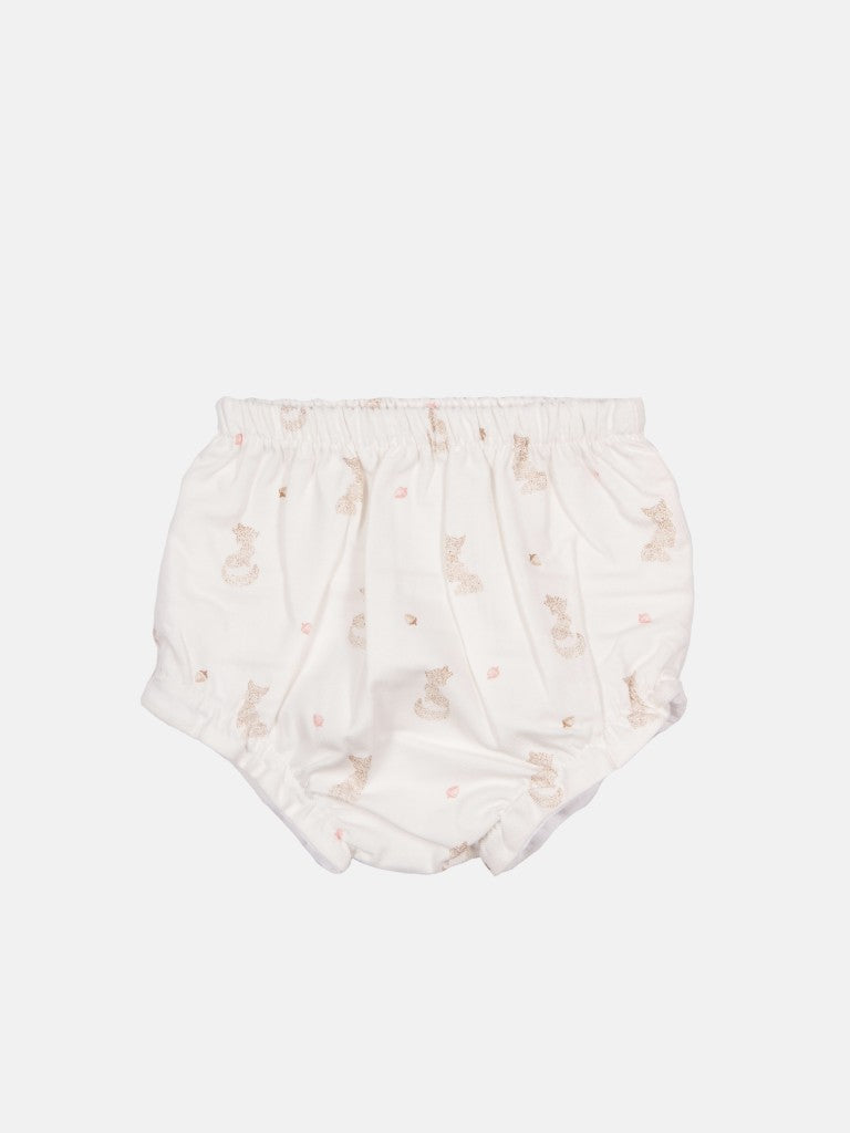 Baby Girl Mara Collection Knitted Set with Cream Bow-Grey