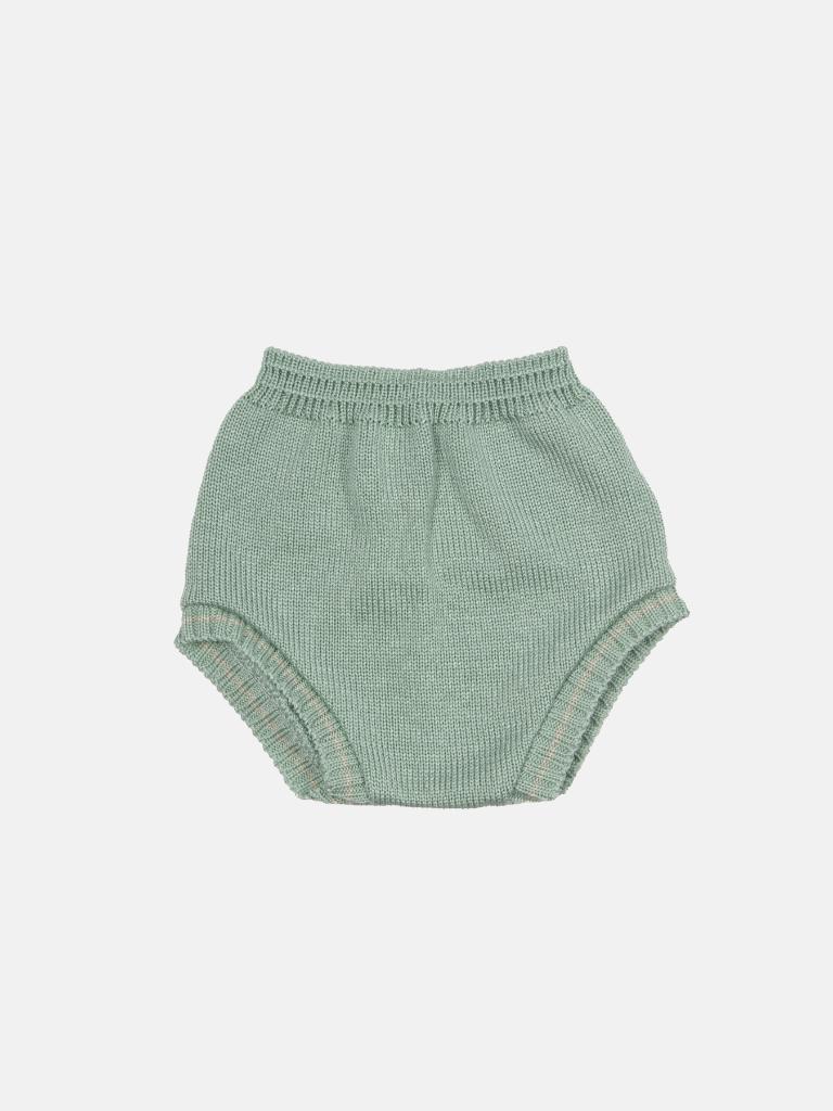 Baby Girl Dot Knitted Short Sleeve Summer Gift Box Set - Mint Green