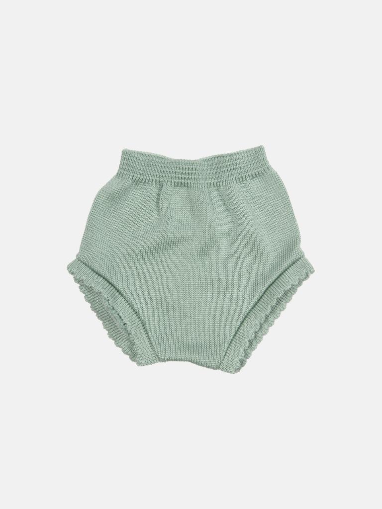 Baby Girl Line Knitted Short Sleeve Summer Gift Box Set - Mint Green