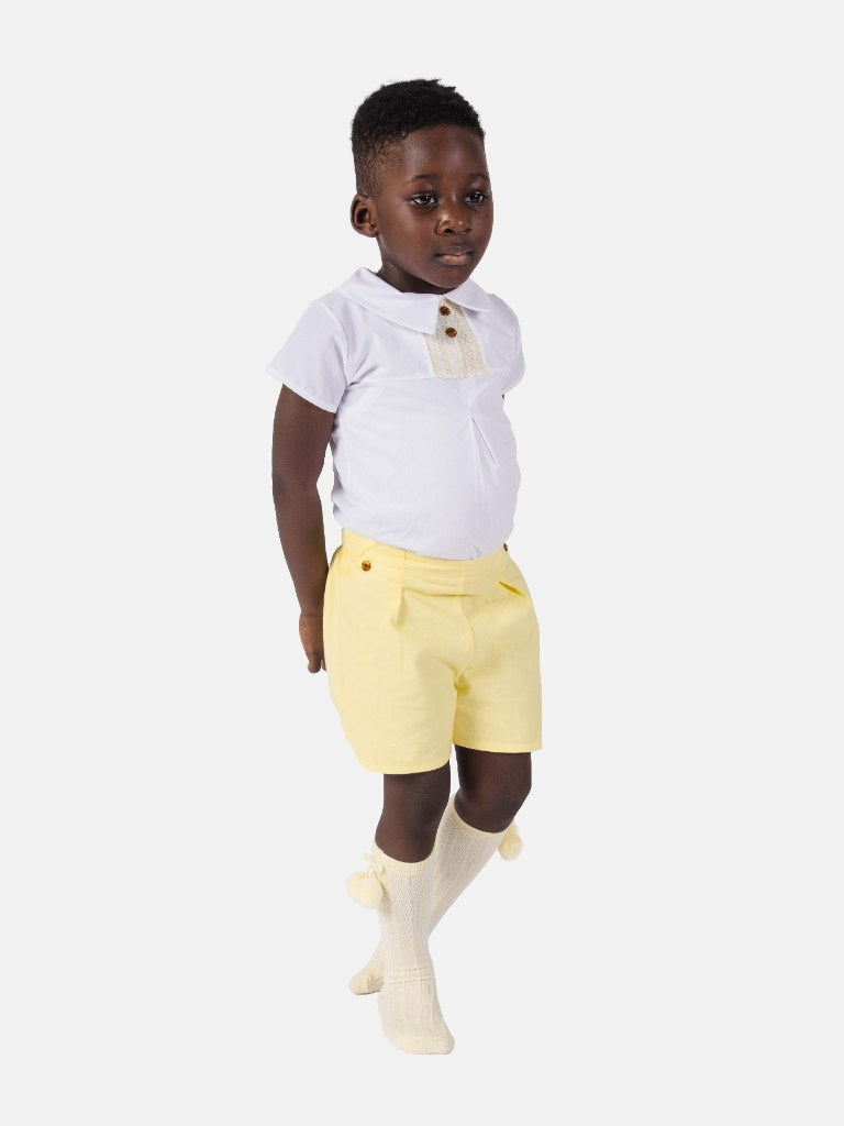 Baby Boy Diego Collection Spanish 2-Piece Set - Yellow