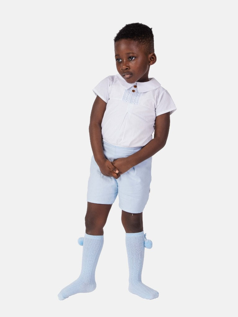 Baby Boy Diego Collection Spanish 2-Piece Set - Baby Blue