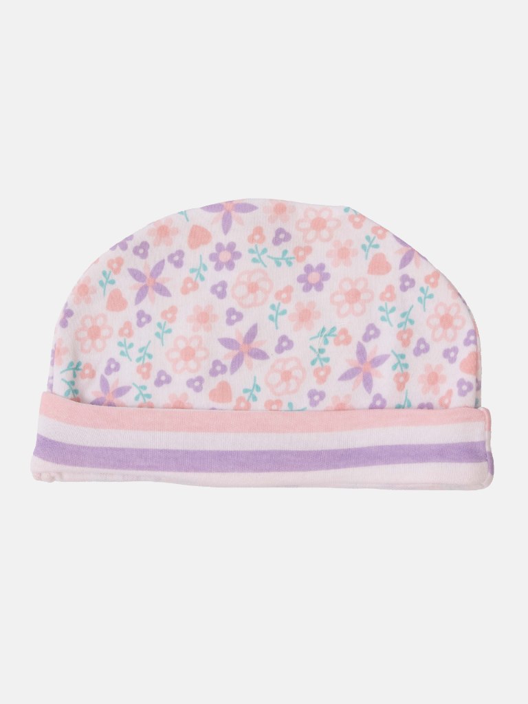 Baby Girl "Little Sister" Watch Me Grow 5-piece Set - White & Baby Pink