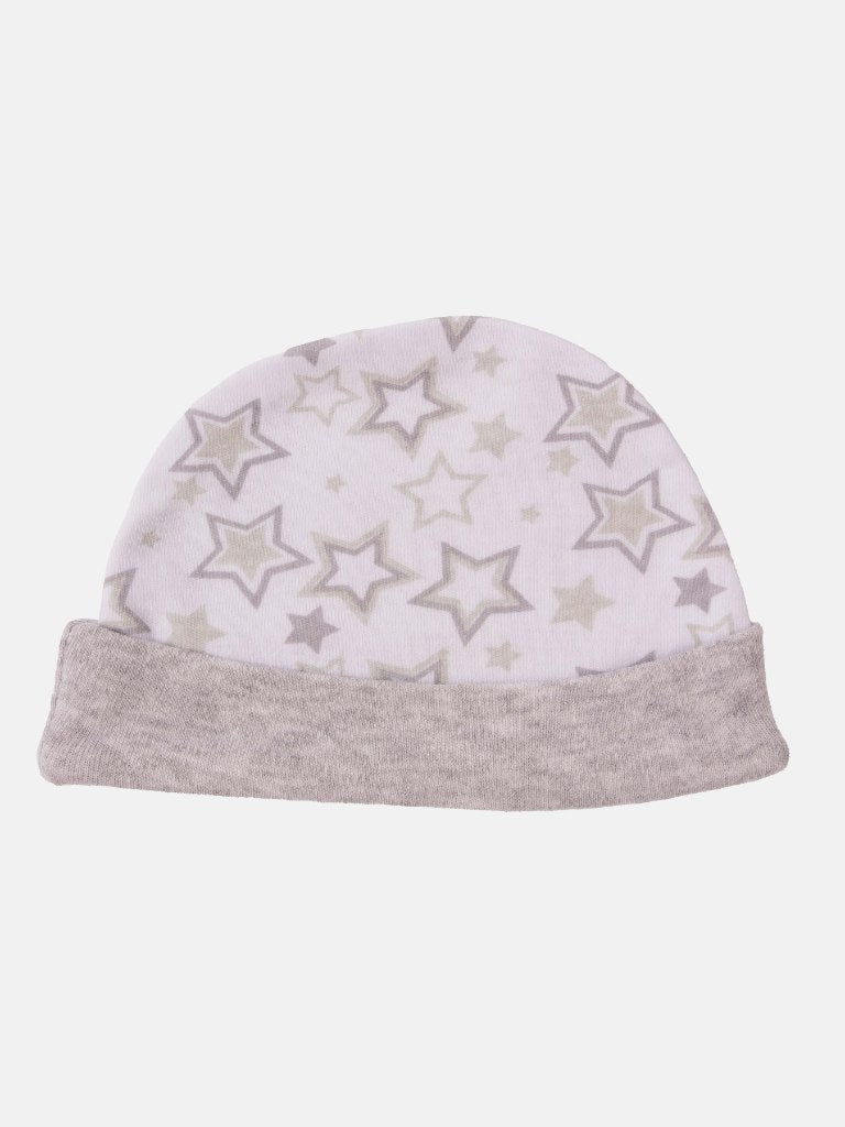 Baby Boy "Little Star" Watch Me Grow 5-piece Set - White & Grey