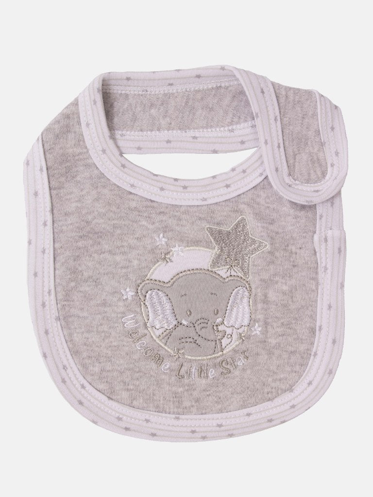 Baby Boy "Little Star" Watch Me Grow 5-piece Set - White & Grey