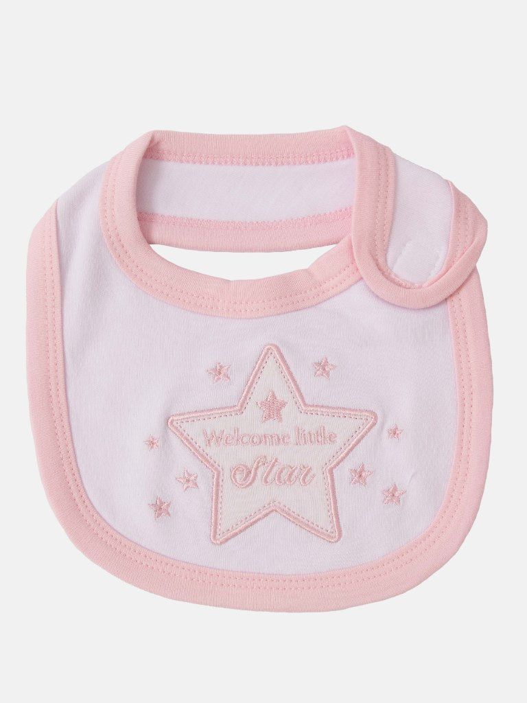 Baby Girl "Little Star" Watch Me Grow 5-piece Set - White & Pink