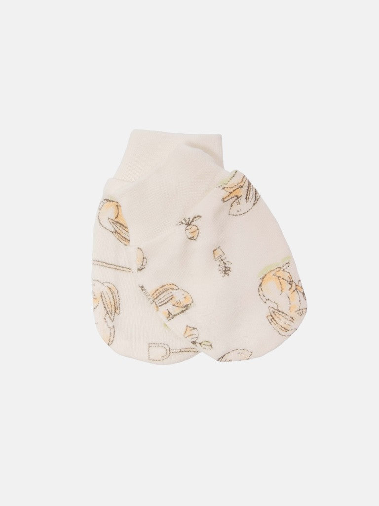 Baby Unisex Bunny Garden Watch Me Grow 5-piece Set - Cream