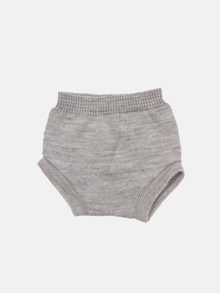 Baby Girl Inues Collection Knitted Set and Bonnet - Grey