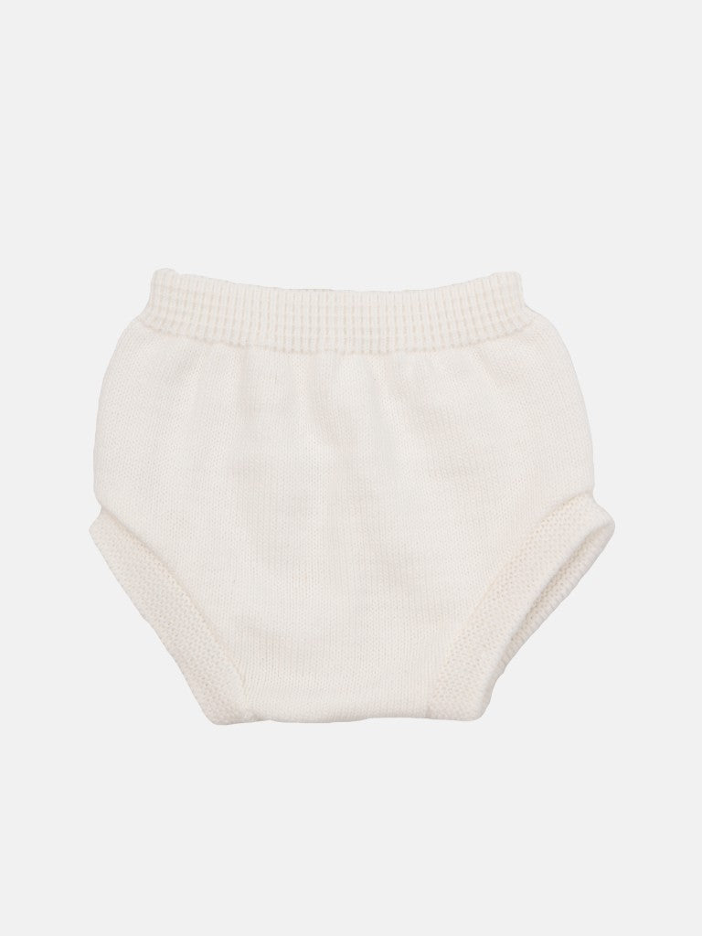 Baby Girl Inues Collection Knitted Set and Bonnet - White