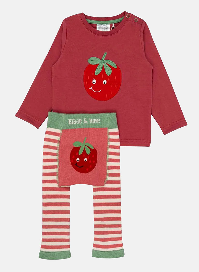 Baby BLADE & ROSE 2-piece Set Millie the Strawberry Top + Leggings
