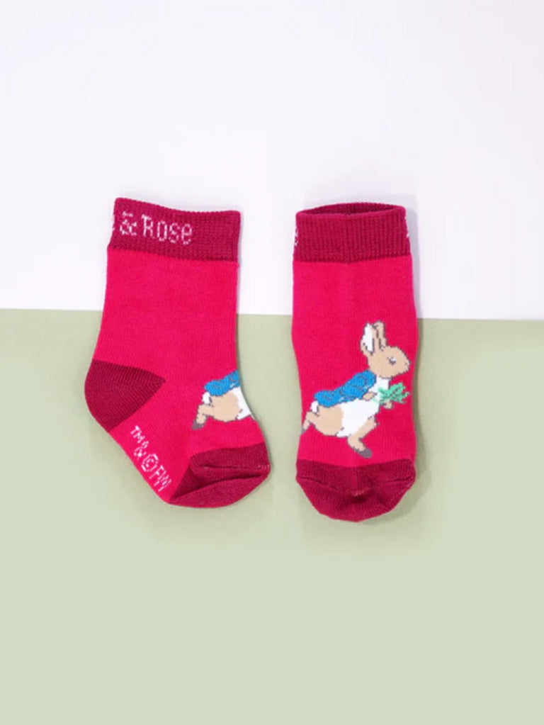 Baby BLADE & ROSE Peter Rabbit™ Socks - Fuchsia Pink