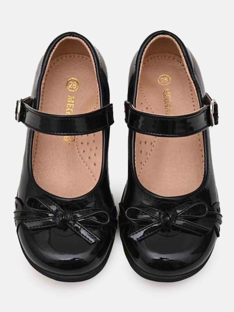 Baby Girl Mary-Jane Ballerina Flat Shoes - Black