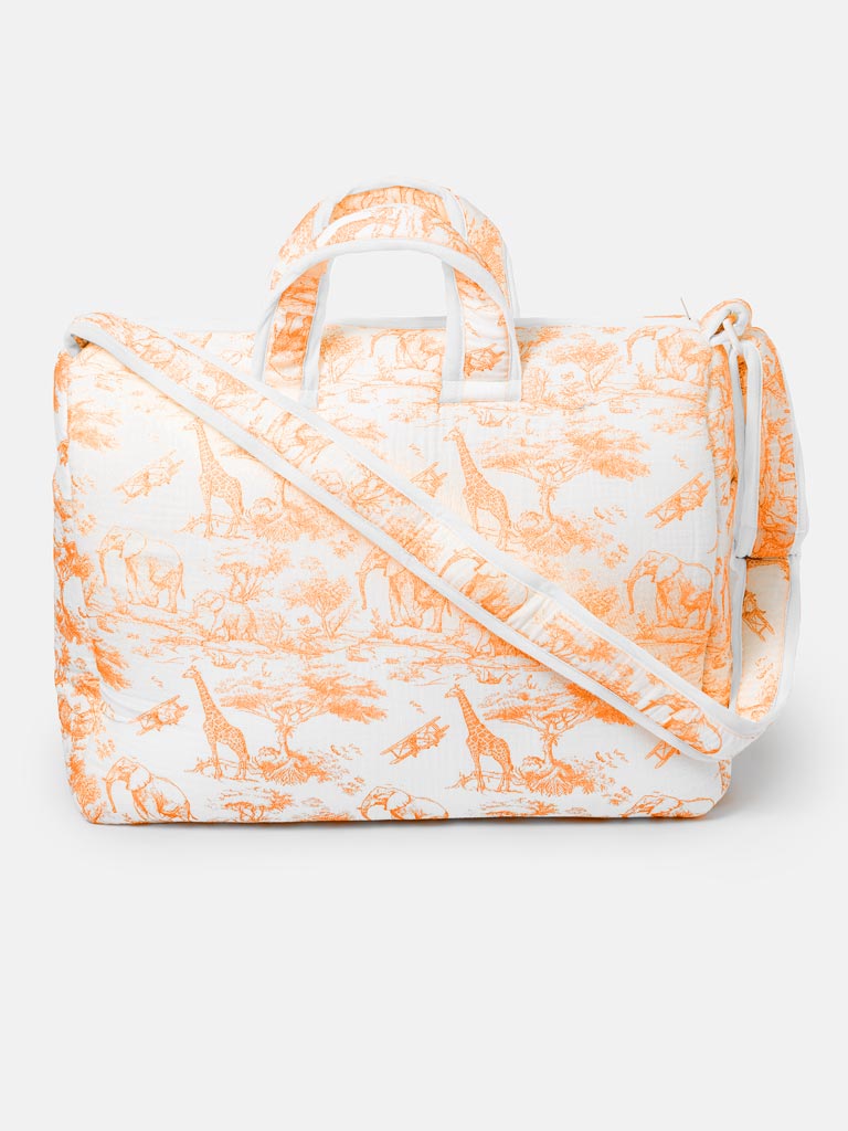 Safari Collection Changing Bag - Orange