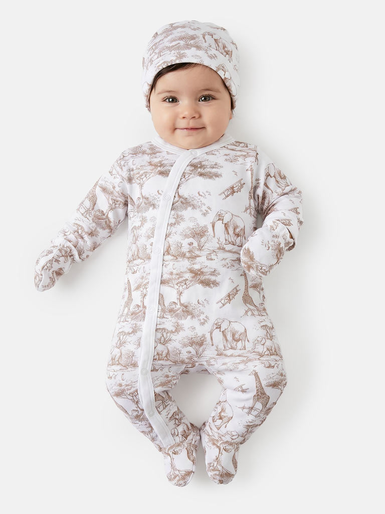 Baby All-In-One 5-Piece Set Safari Collection - Beige