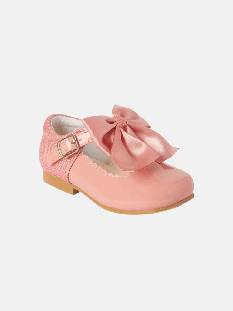 Baby Girl Mary Jane Shoes KRISTY Collection - Peach Orange