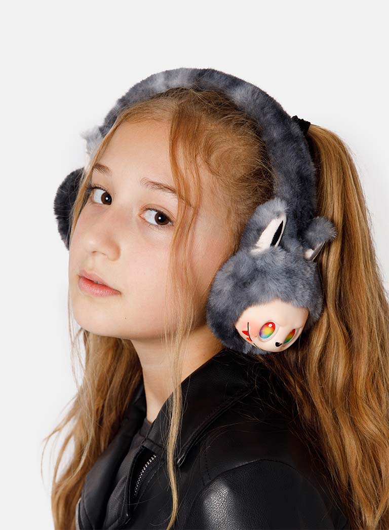 Labubu "Big Into Energy" Plush Earmuffs - Unofficial item - DUO DUO