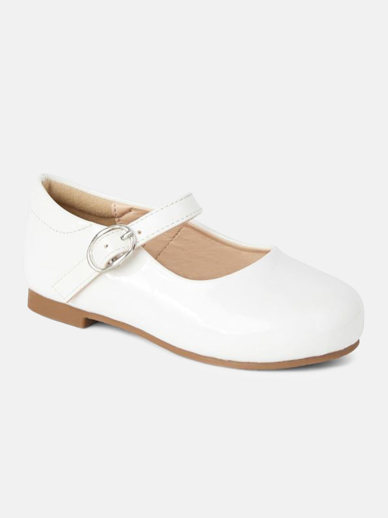 Baby Girl Mary-Jane Shoes Elenor Collection - White