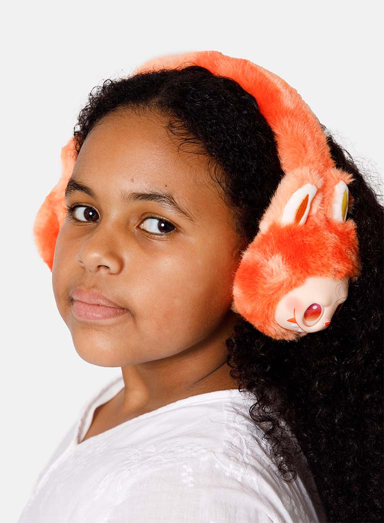 Labubu "Big Into Energy" Plush Earmuffs - Unofficial item - HAPPINESS