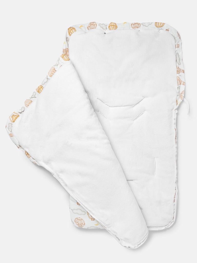 Baby Hot Air Balloon Collection Footmuff - Beige