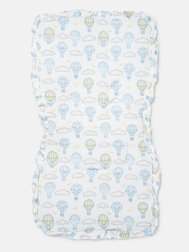 Baby Hot Air Balloon Collection Car Seat Liner - Baby Blue