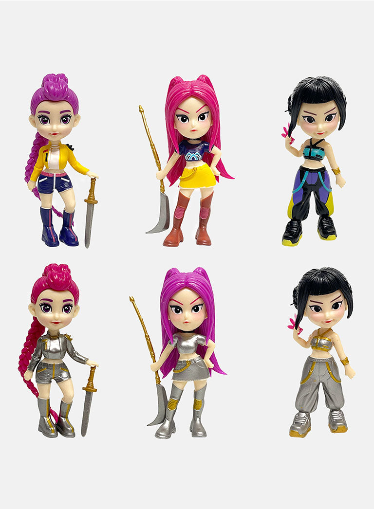 K-POP DEMON HUNTERS 6 Dolls Set
