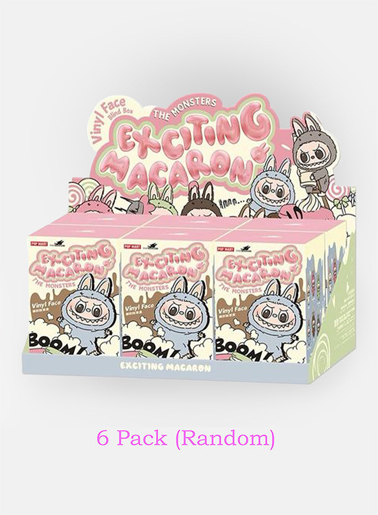 Monsters Labubu "Exciting Macaron" 5+1 FREE Plush – Blind Box - Unofficial item