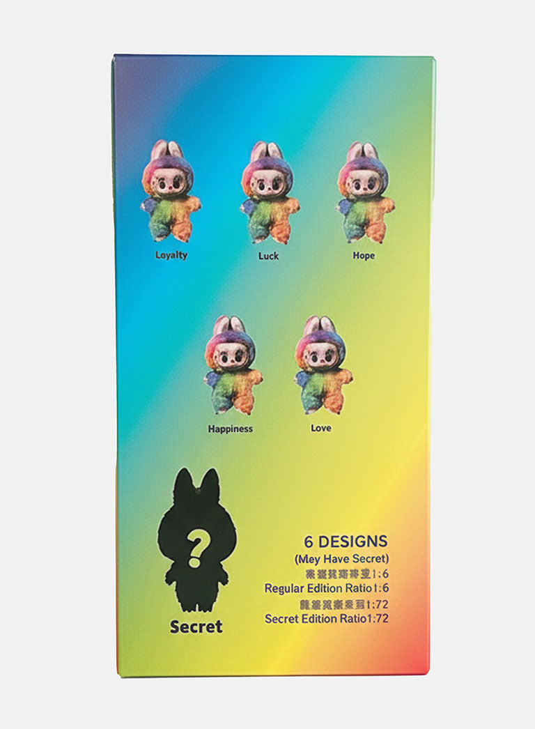 Monsters Labubu "V6 Rainbow Edition" Plush – Single Box - Unofficial item