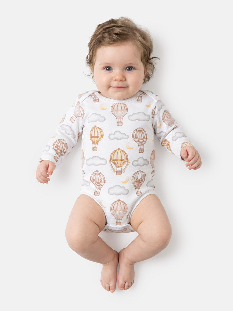 Baby All-In-One 5-Piece Set Hot Air Balloon Collection - Beige