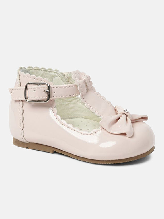 Baby Girl Sally Collection Buckle Strap Shoes - Pink
