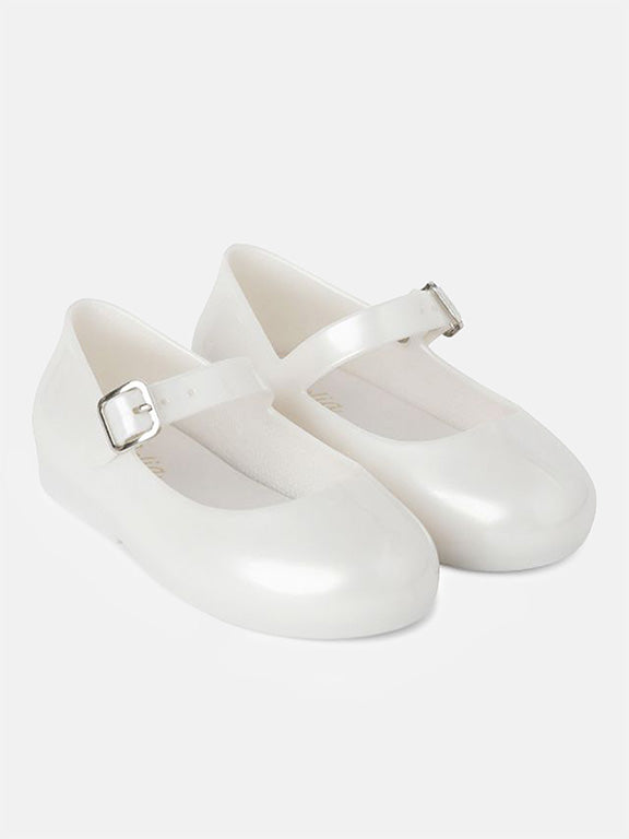 Baby Girl Serenity Buckle Jelly Shoes - Off White