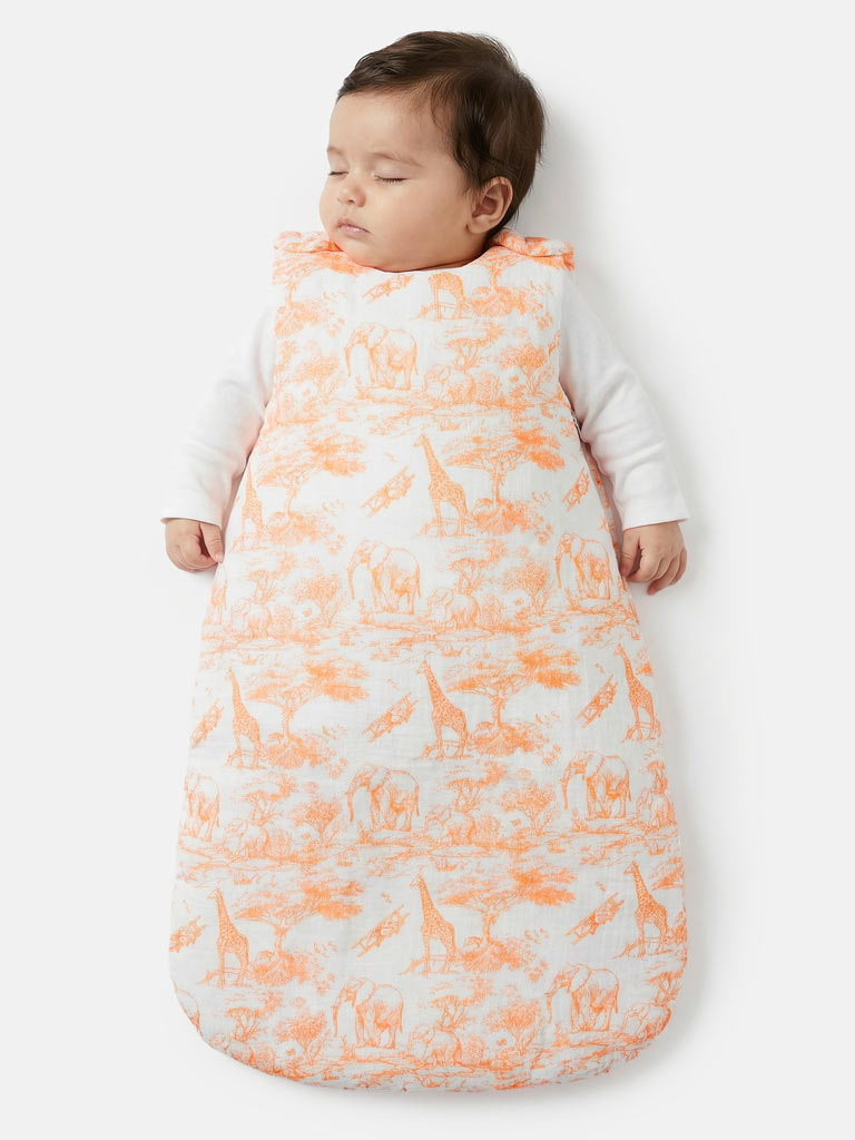Baby Safari Collection Sleeping Bag - Orange