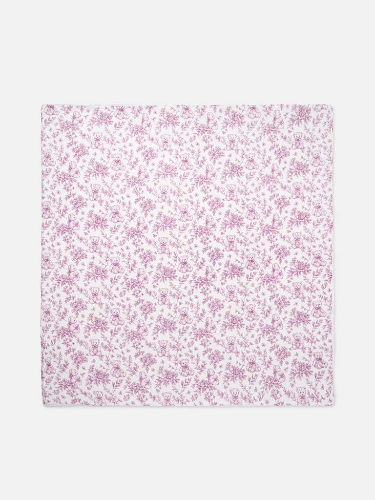 Baby Blanket - Teddy Collection - Cherry Red