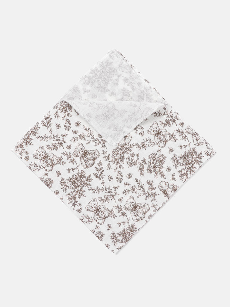 Baby Muslin Square - Teddy Collection - Beige