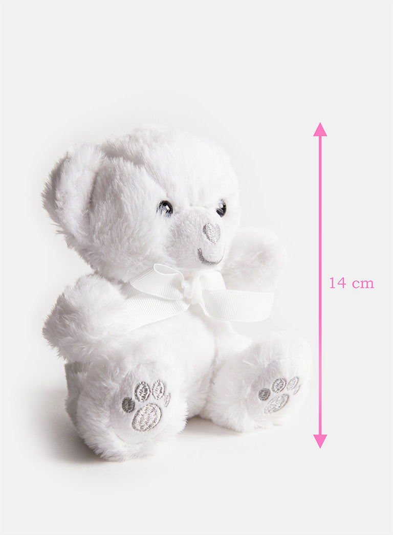 Baby Teddy Bear Plush Toy - White
