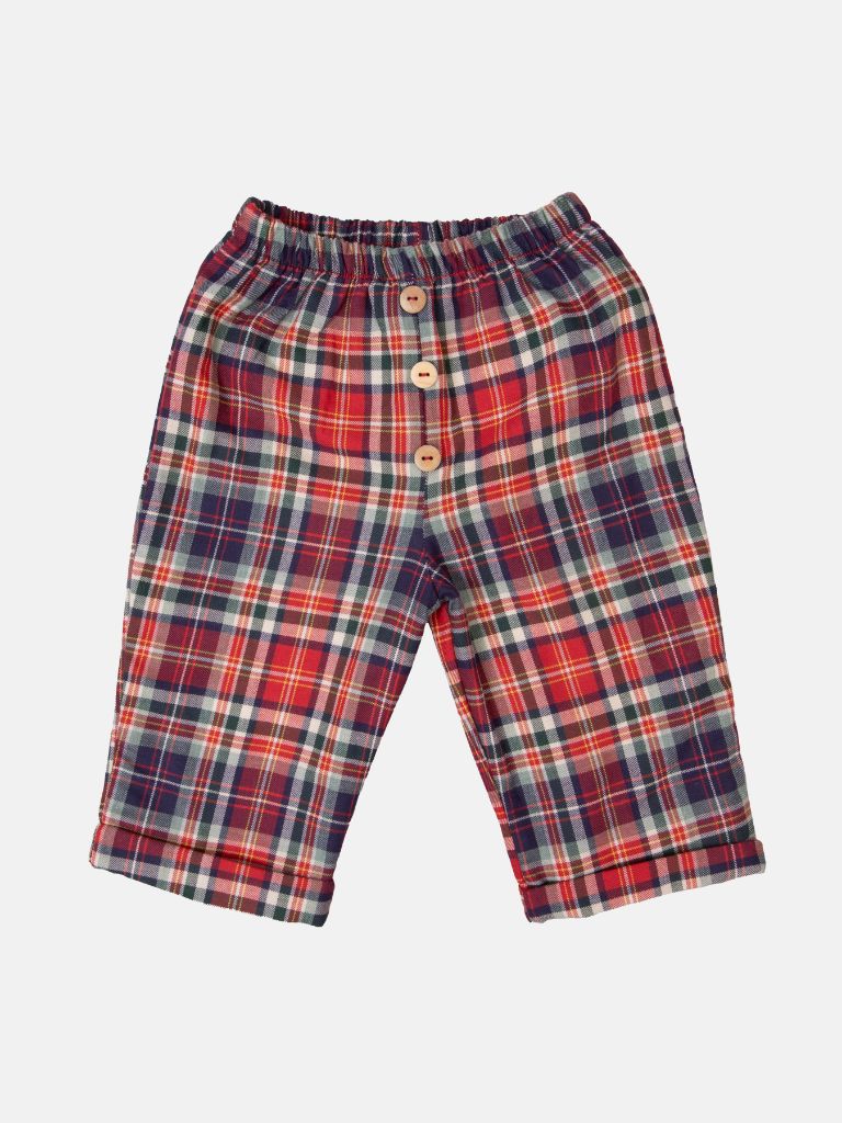 Baby Boy Rudolph Collection Knitted 2-piece Set - Green & Blue