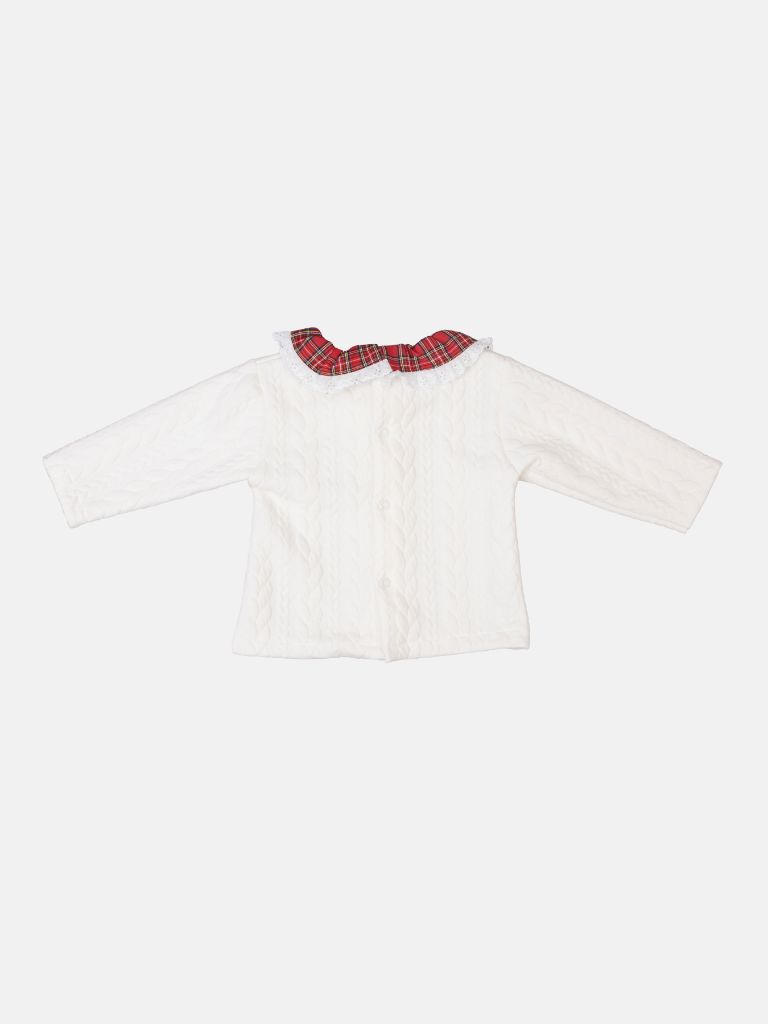 Baby Girl Holiday Angel Collection 2-piece Set - White & Red