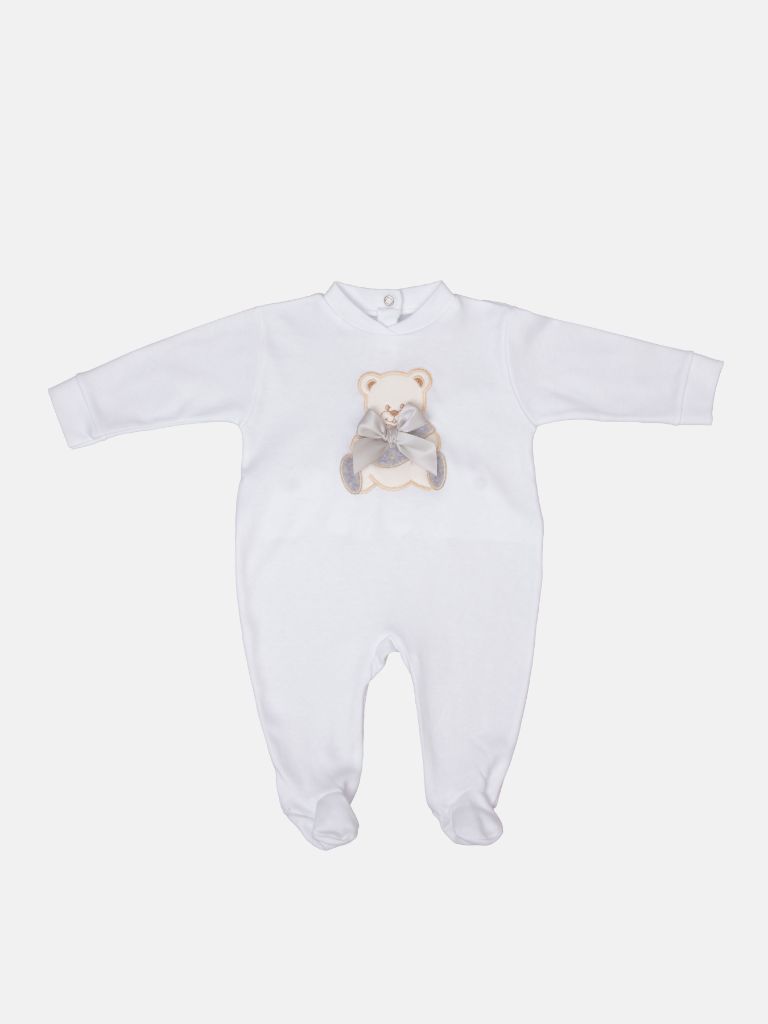 Baby Unisex 6-piece Teddy Gift Box Set - Grey