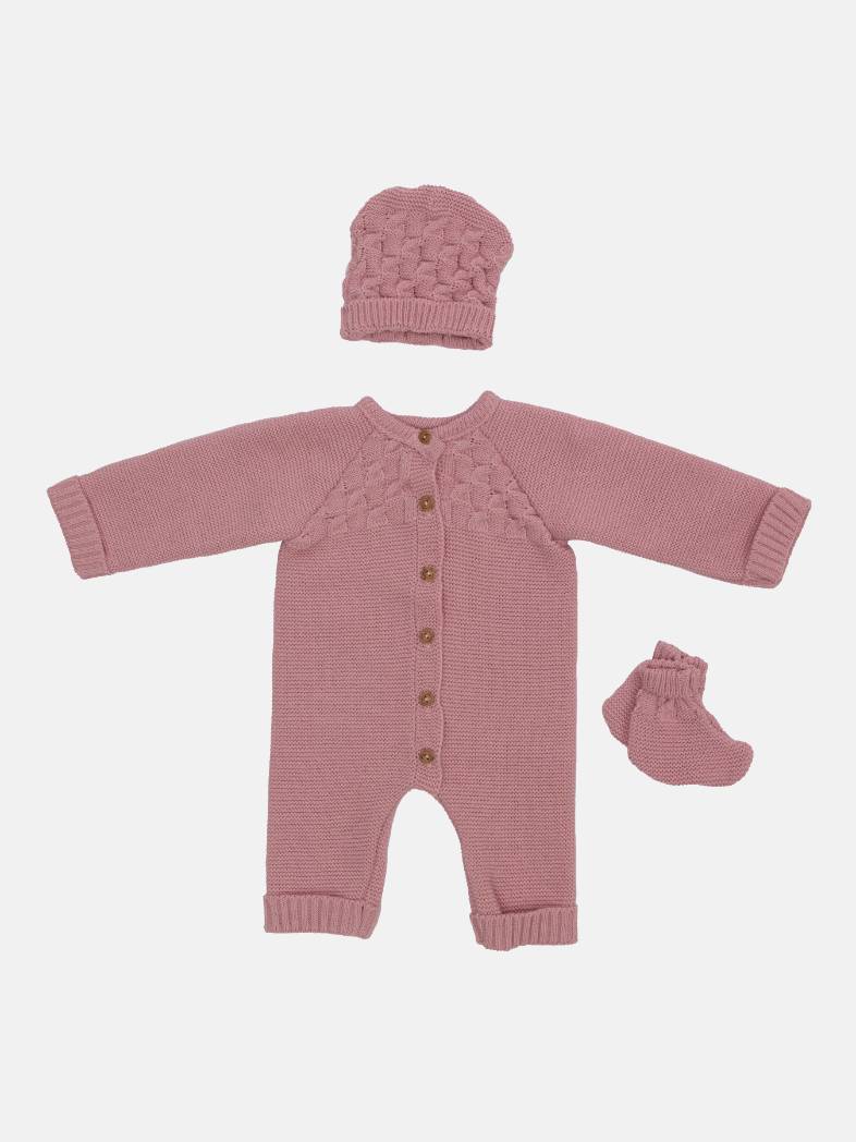 Baby Girl Avila Collection Gift Box Set - Dusty Pink