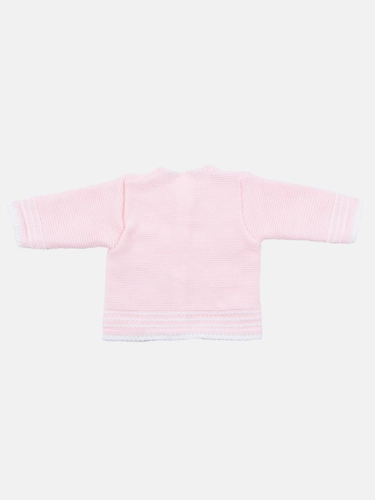 Baby Unisex Palma 3-piece Knitted Gift Box Set - Pink