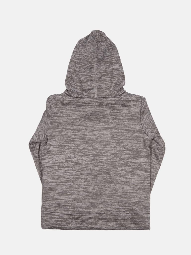 Nike Junior Just Do it Printed Therma Hoodie with Pocket - Grey