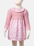 Baby Girl Flores Collection Wildflower Spanish Dress - Dusty Pink