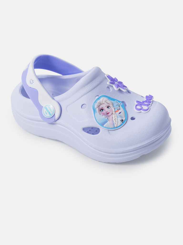 Baby Girl Disney "Elsa" Croc-Style Shoes - Lilac