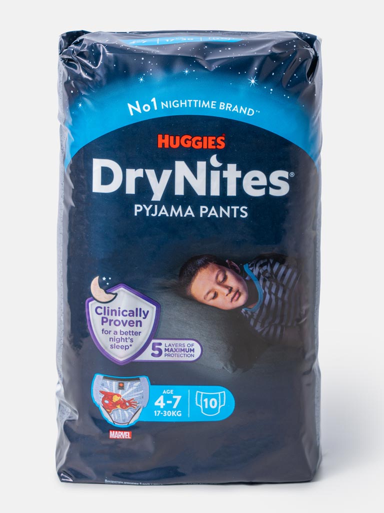 Huggies "DryNites" Pyjama Pants – Marvel Design