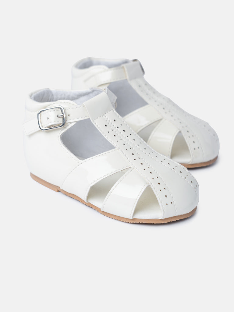 Baby Unisex M&B Classic Sandals - Cream