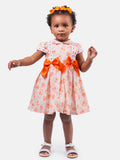 Baby Girl Rosalinda Collection Spanish Dress - Orange