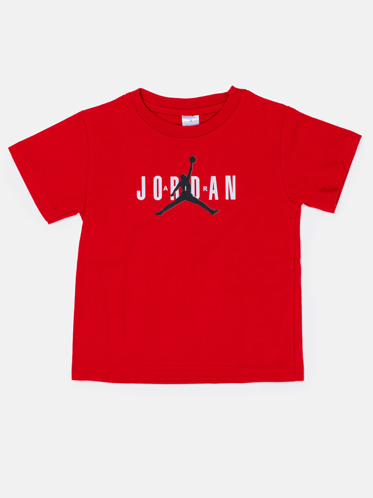 Boys JORDAN Print T-shirt – Red