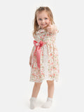 Baby Girl Guadalupe Collection Floral Dress - Hot Pink